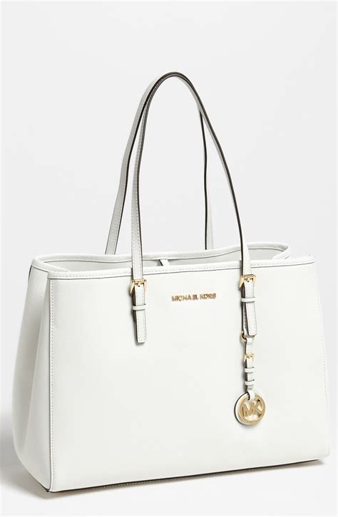 michael kors white tote handbags|Michael Kors Tote bag sale.